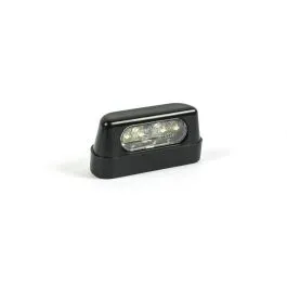 PARTS UNLIMITED 011621211 LED LICENSE PLATE LIGHT / CLEAR LENS / ABS / BLACK