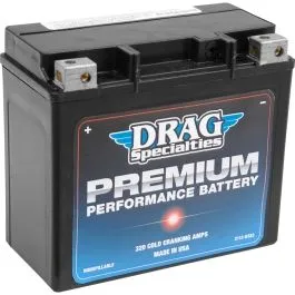 DRAG SPECIALTIES DRSM72RGH BATTERY PREMIUM (GYZ) 12V LEAD ACID REPLACEMENT 175 MM X 87 MM X 155 MM BLACK