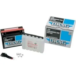 DRAG SPECIALTIES DTX24HL-BS-EU BATTERY HIGH PERFORMANCE AGM 12V LEAD ACID REPLACEMENT 205 MM X 87 MM X 162 MM BLACK