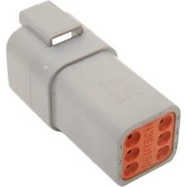 NAMZ DR-6G RECEPTACLE DEUTSCH DT-SERIES 6-PIN GREY