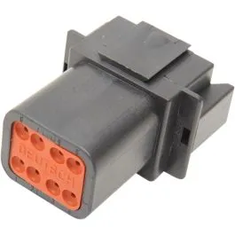 NAMZ DR-8B RECEPTACLE DEUTSCH DT-SERIES 8-PIN BLACK