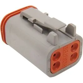 NAMZ DP-4G PLUG DEUTSCH DT-SERIES 4-SOCKET GREY