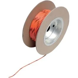 NAMZ NWR-30-100 OEM COLOR WIRE 18 GAUGE/100' (1MM'/30M) ORANGE/BLACK