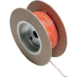 NAMZ NWR-39-100 OEM COLOR WIRE 18 GAUGE/100' (1MM'/30M) ORANGE/WHITE