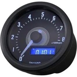 DAYTONA 86864 VELONA60 TACHOMETER 8000RPM BK