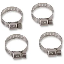 MOOSE RACING 114-6412-M HOSE CLAMPS 13-32MM 4-PACK
