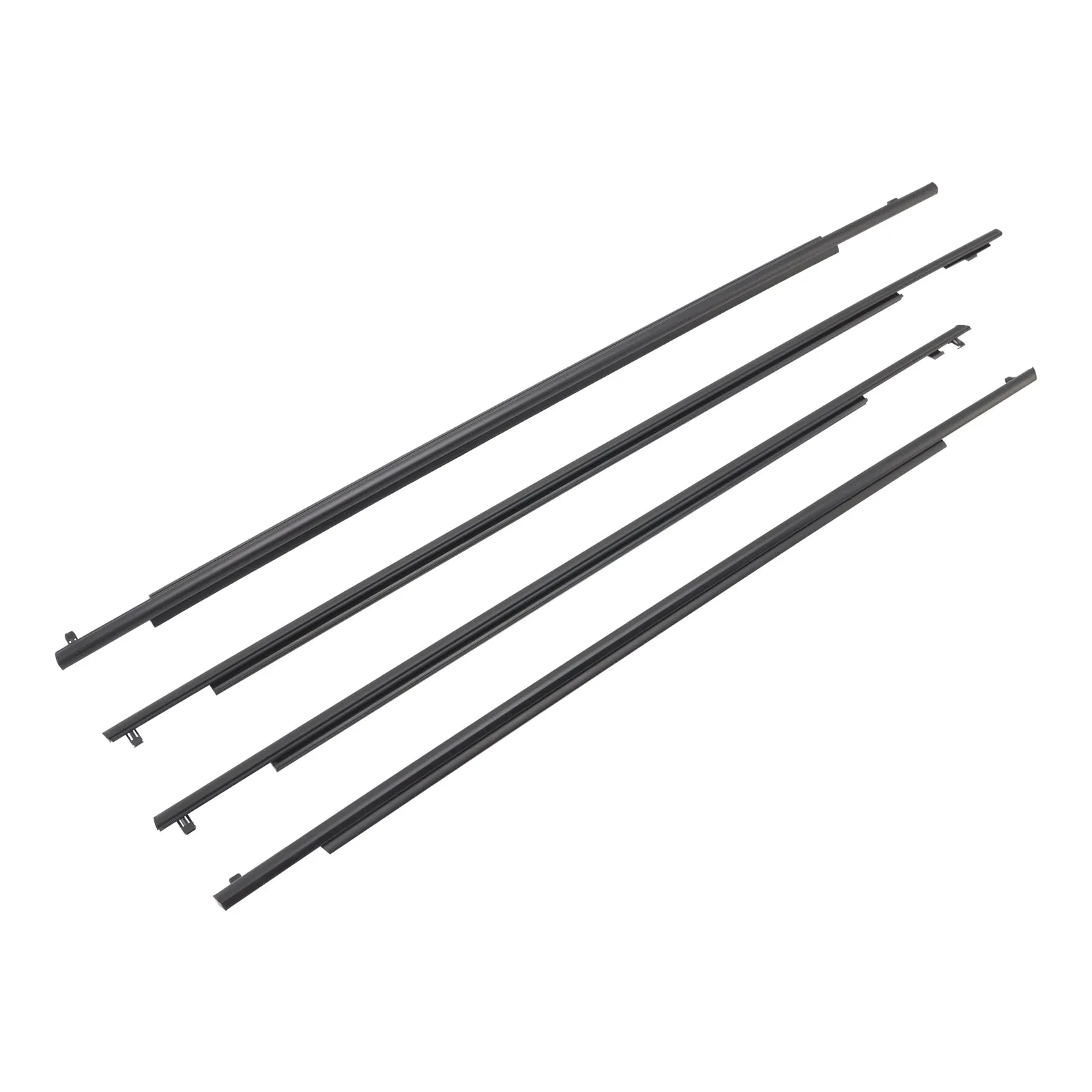 Bande d'étanchéité extérieure pour ceinture de porte en verre, 4 pièces, pour Toyota Prius 2010-2015