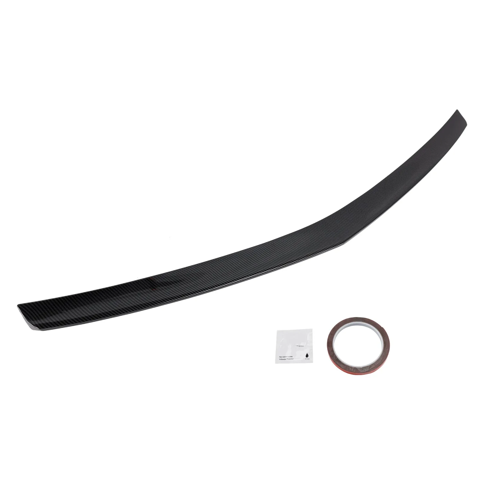 Aileron de coffre arrière aspect fibre de carbone pour Mercedes-Benz Classe E W212 2008-2016