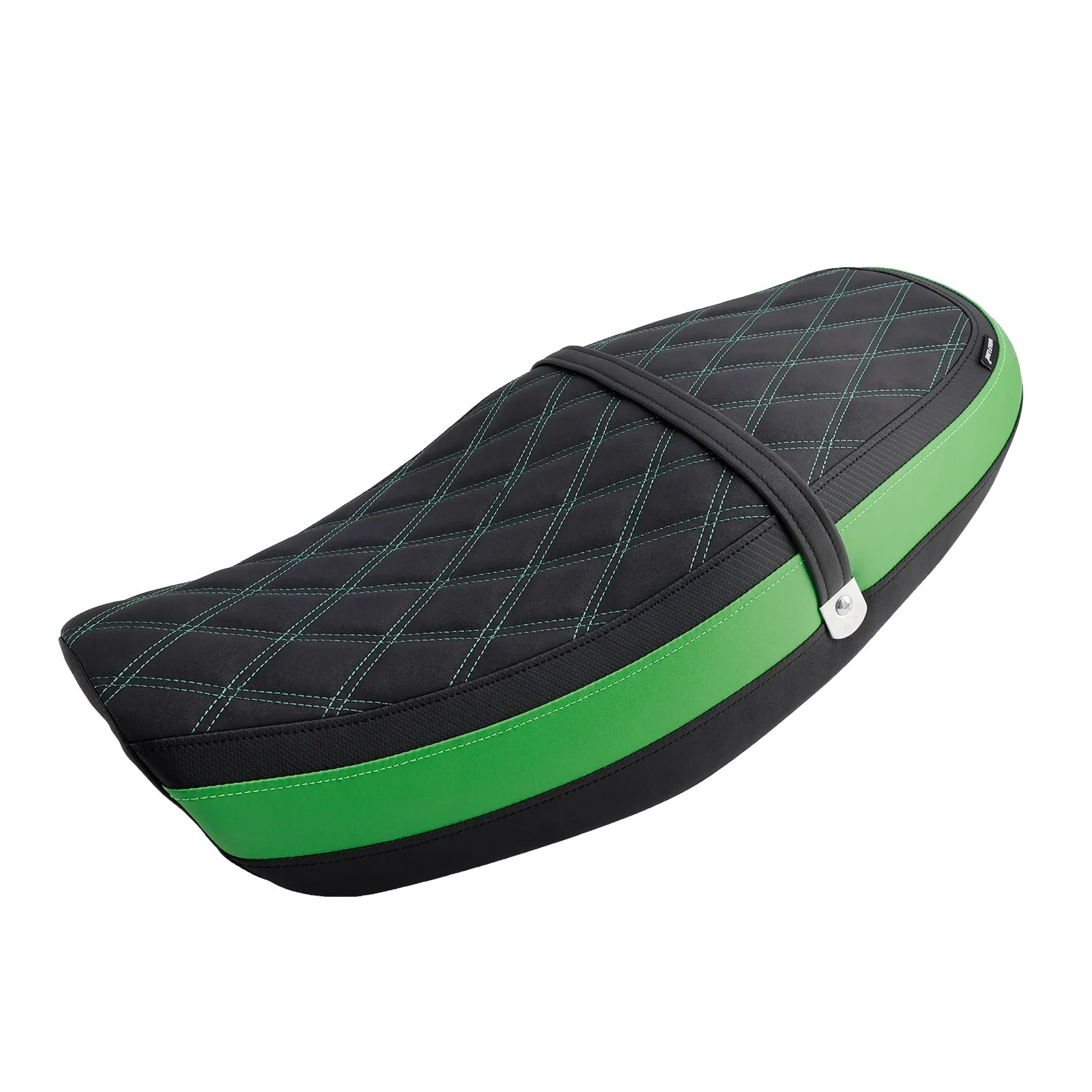 Selle passager avant et arrière avec coussin pour Kawasaki Z900Rs 2018-2024, vert