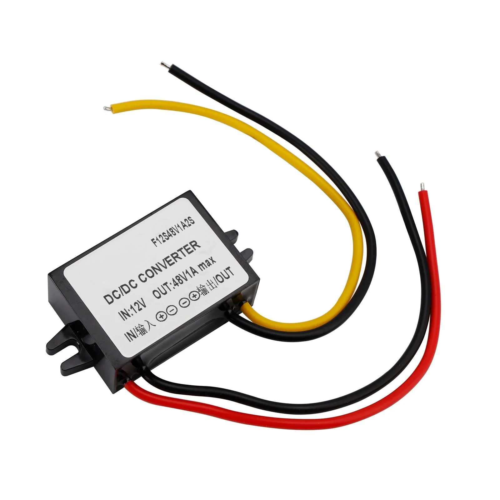 Convertisseur d'alimentation élévateur DC-DC 12 V-48 V 1 A 48 W, régulateur étanche pour voiture