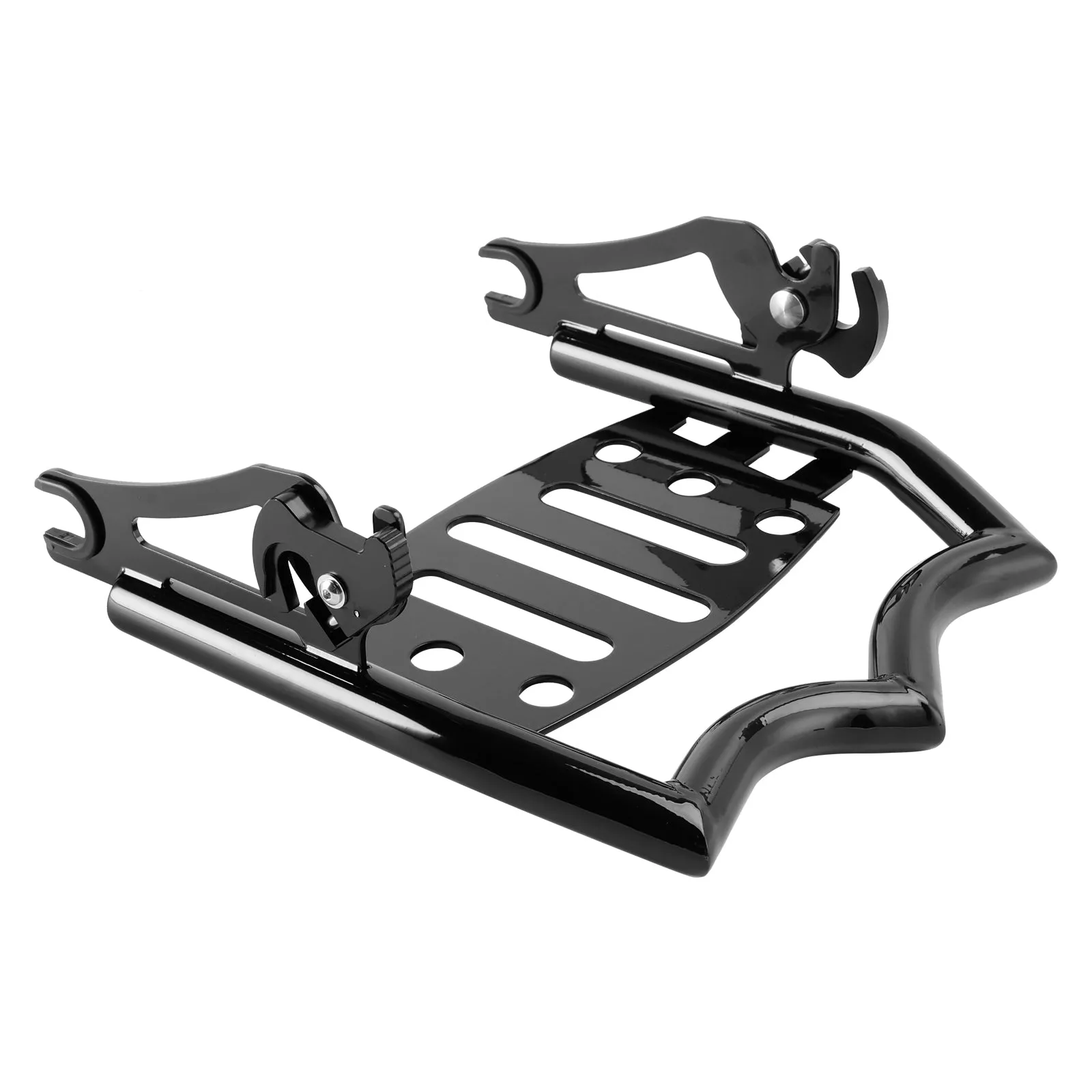 Porte-bagages amovible noir brillant pour Electra Glide Standard FLHT/I 2009/2019-2022