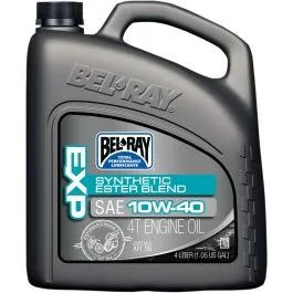 BEL-RAY 99120-B4LW EXP SEMI-SYNTHETIC ESTER BLEND 4-STROKE ENGINE OIL 10W-40 4 LITER