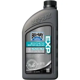 BEL-RAY 99120-B1LW EXP SEMI-SYNTHETIC ESTER BLEND 4-STROKE ENGINE OIL 10W-40 1 LITER