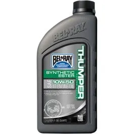 BEL-RAY 99550-B1LW WORKS THUMPER RACING SYNTHETIC ESTER BLEND 4-STROKE ENGINE OIL 10W-50 1 LITER