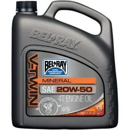 BEL-RAY 96905-BT4 ENGINE OIL VTWIN 20W-50 4 LITER