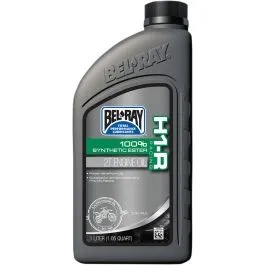 BEL-RAY 99280-B1LW H1-R RACING SYNTHETIC ESTER 2T ENGINE OIL 1 LITER