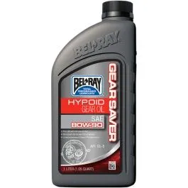 BEL-RAY 99230-B1LW GEAR SAVER HYPOID GEAR OIL 80W-90 1 LITER