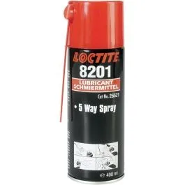 LOCTITE 2101118 8201 LUBRICANT FIVE WAY OIL SPRAY CAN 400ML LIGHT YELLOW