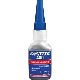 LOCTITE 142411 480 INSTANT ADHESIVE PRISM TOUGHENED BOTTLE 20GR BLACK