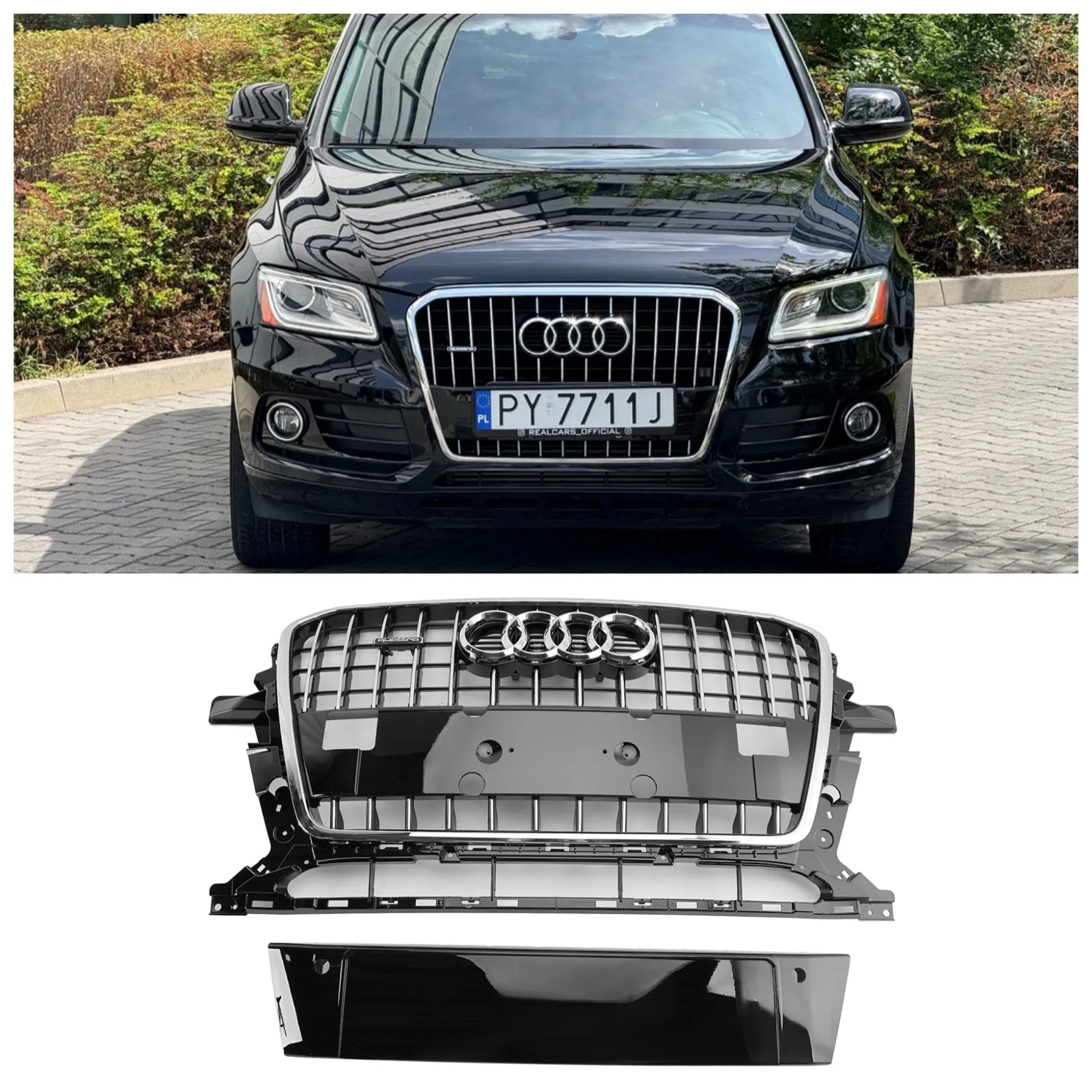 2013 2014 2015 2016 2017 AUDI Q5 SQ5 8R SQ5/Q5 GRILL GRILL BUCLAPER PALLAGLE DE REMPLACEMENT