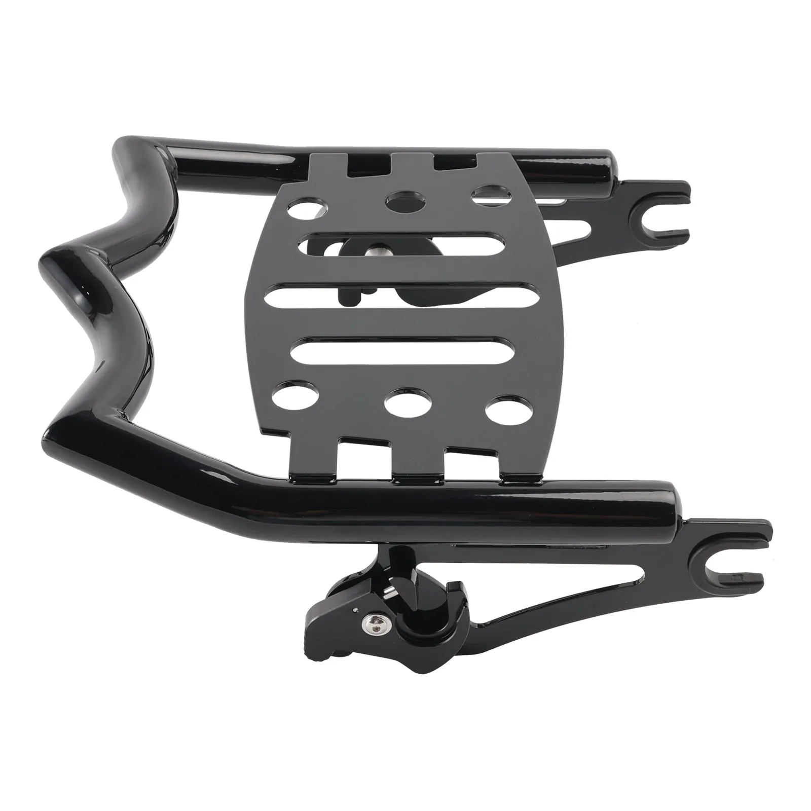 Porte-bagages amovible brillant pour Road King FLHR/I 2009-2022