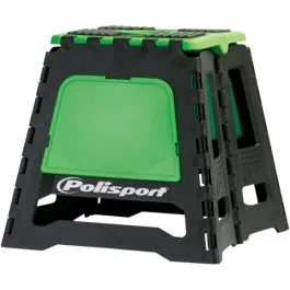 POLISPORT 8981500005 PIT BIKE STAND FOLDABLE LOGO GREEN