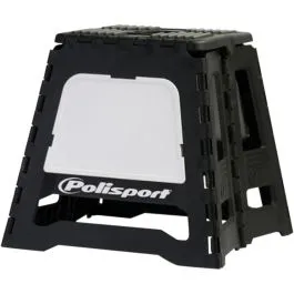 POLISPORT 8981500006 PIT BIKE STAND FOLDABLE LOGO BLACK/WHITE