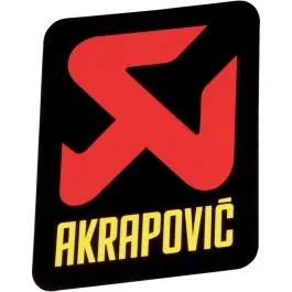 AKRAPOVIC P-VST1AL LOGO STICKER VERTICAL 95 MM