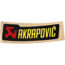 AKRAPOVIC P-HST3PO LOGO STICKER 90 X 26 5 MM