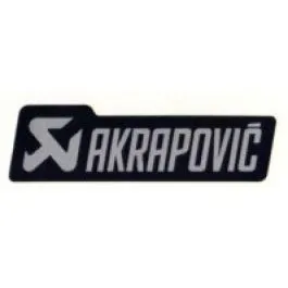AKRAPOVIC P-HST18ALXM4 BK LOGO STICKER 150 X 42 MM