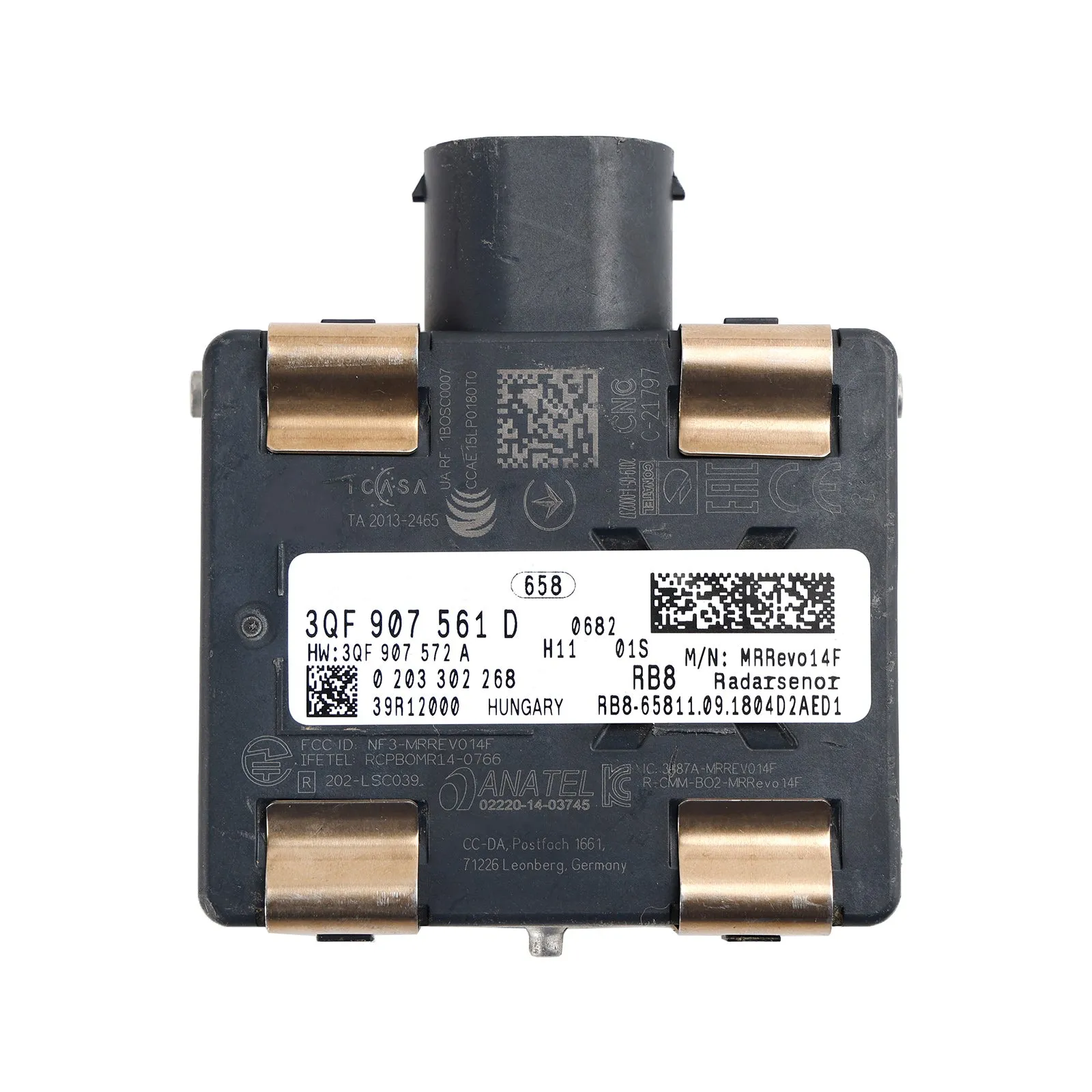 Capteur Radar Du Régulateur De Vitesse 3QF907561D Pour VW Jetta Golf Atlas 2018-2020