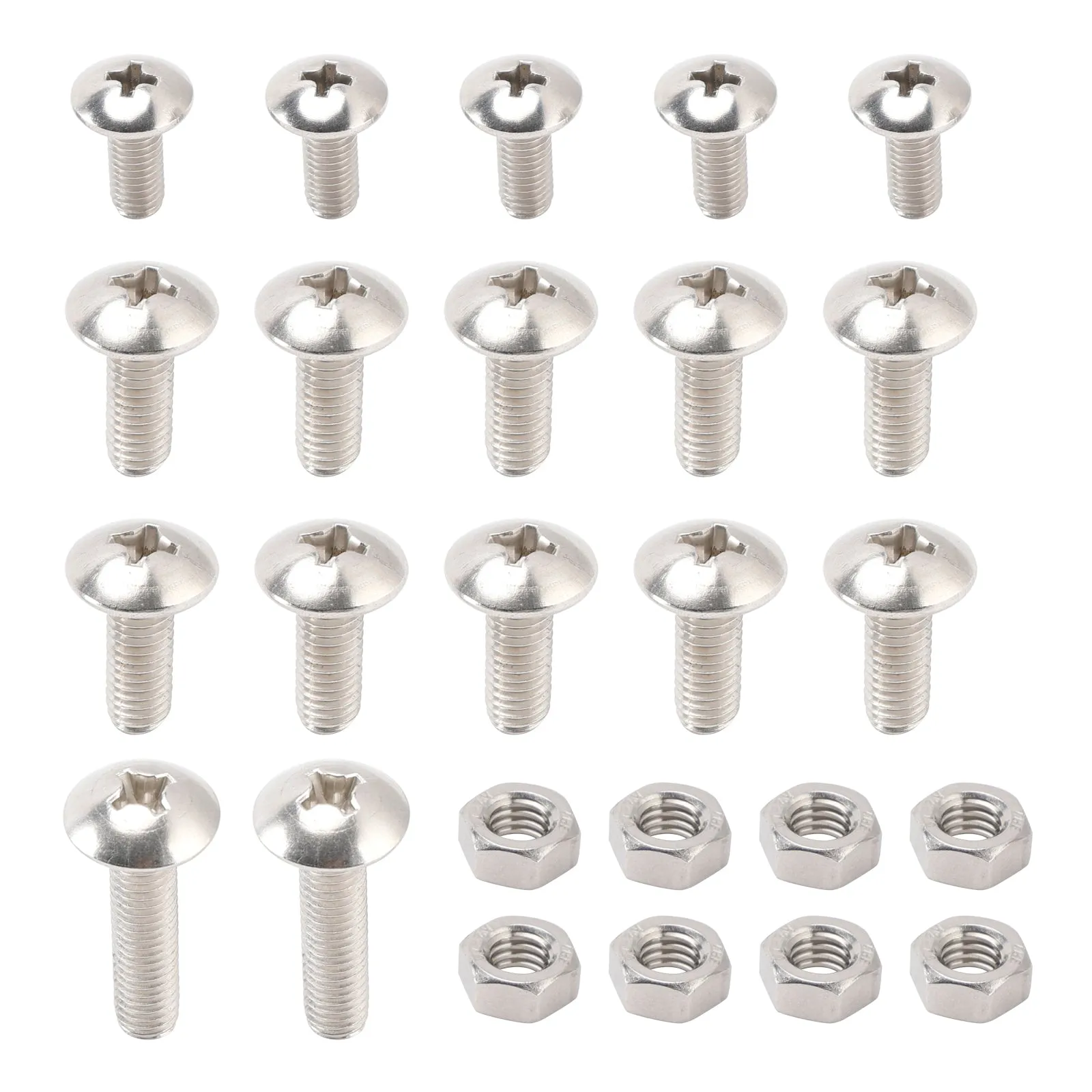 Kit complet de boulons et vis pour garde-boue Yamaha Banshee YFZ350 1987-2006, 25 pièces, 90149-06306 et 90150-06037