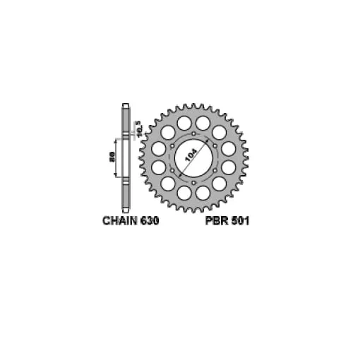 522 15 18nc Pignone Pbr Passo 630 - 15 > 15 Denti Per Kawasaki Z Ltd 1981 > 1982-522-15-18NC-127641