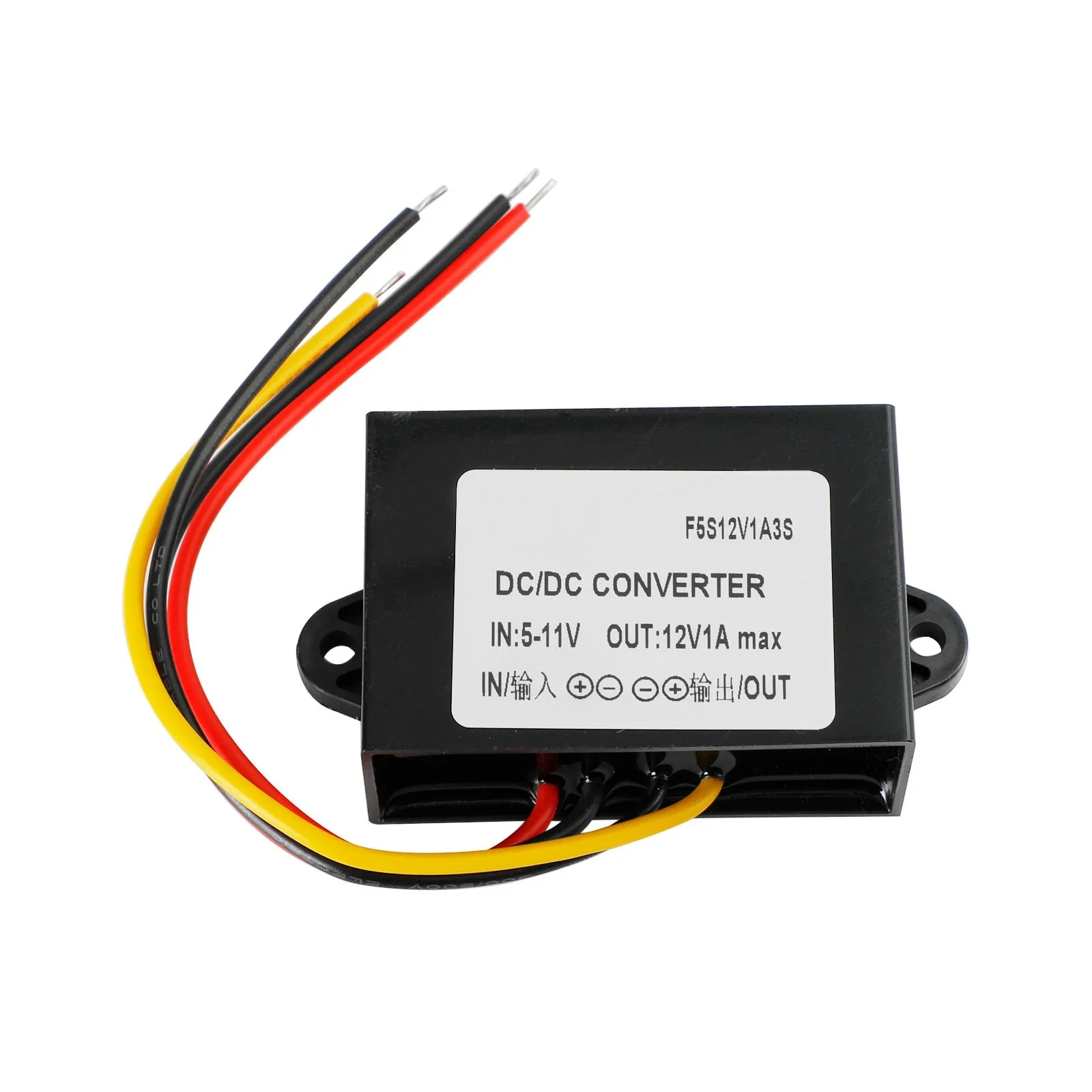 Convertisseur élévateur DC-DC étanche 1 A 6 V à 12 V, module d'alimentation pour voiture