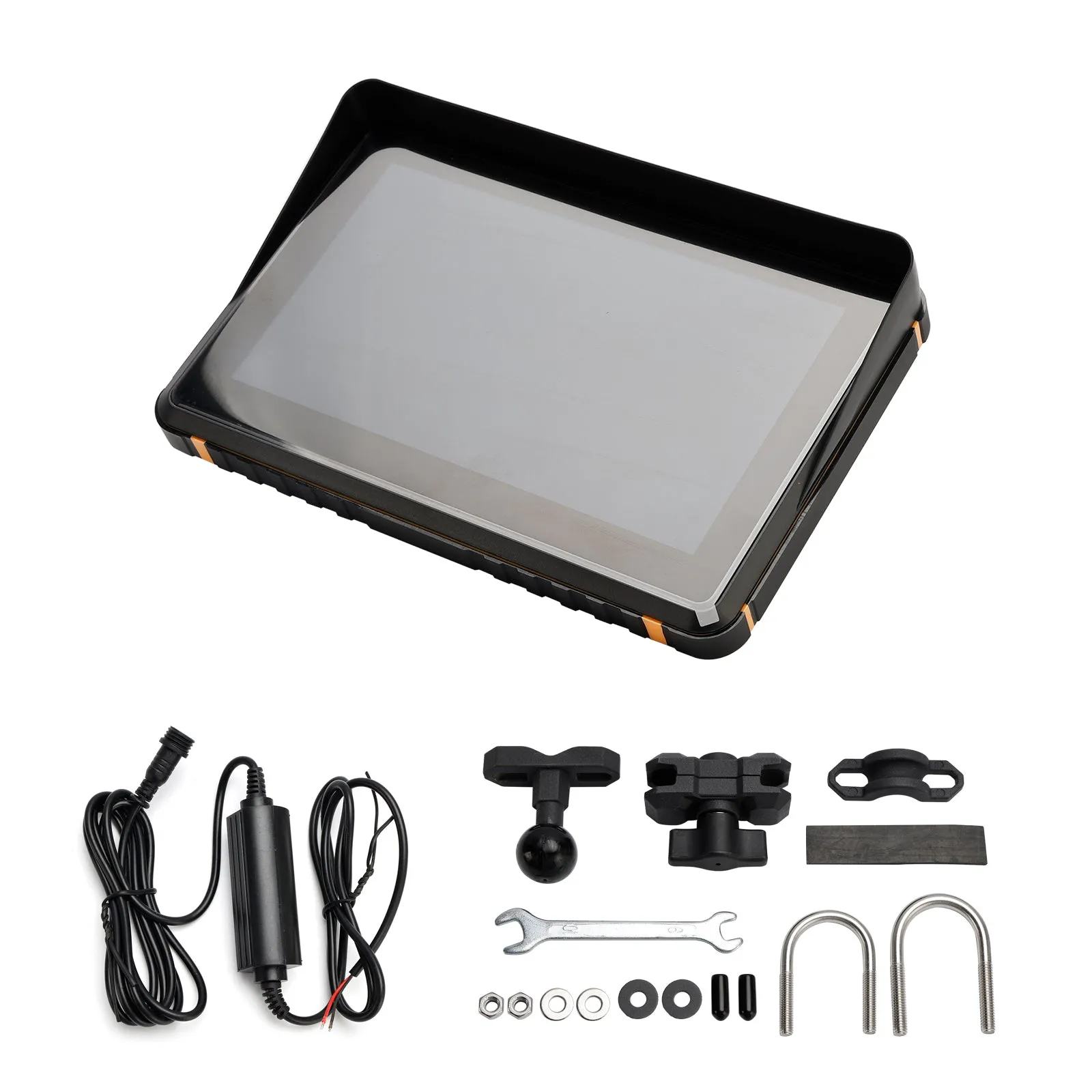 Enregistreur GPS sans fil CarPlay 1080P 7"" universel pour scooters et motos