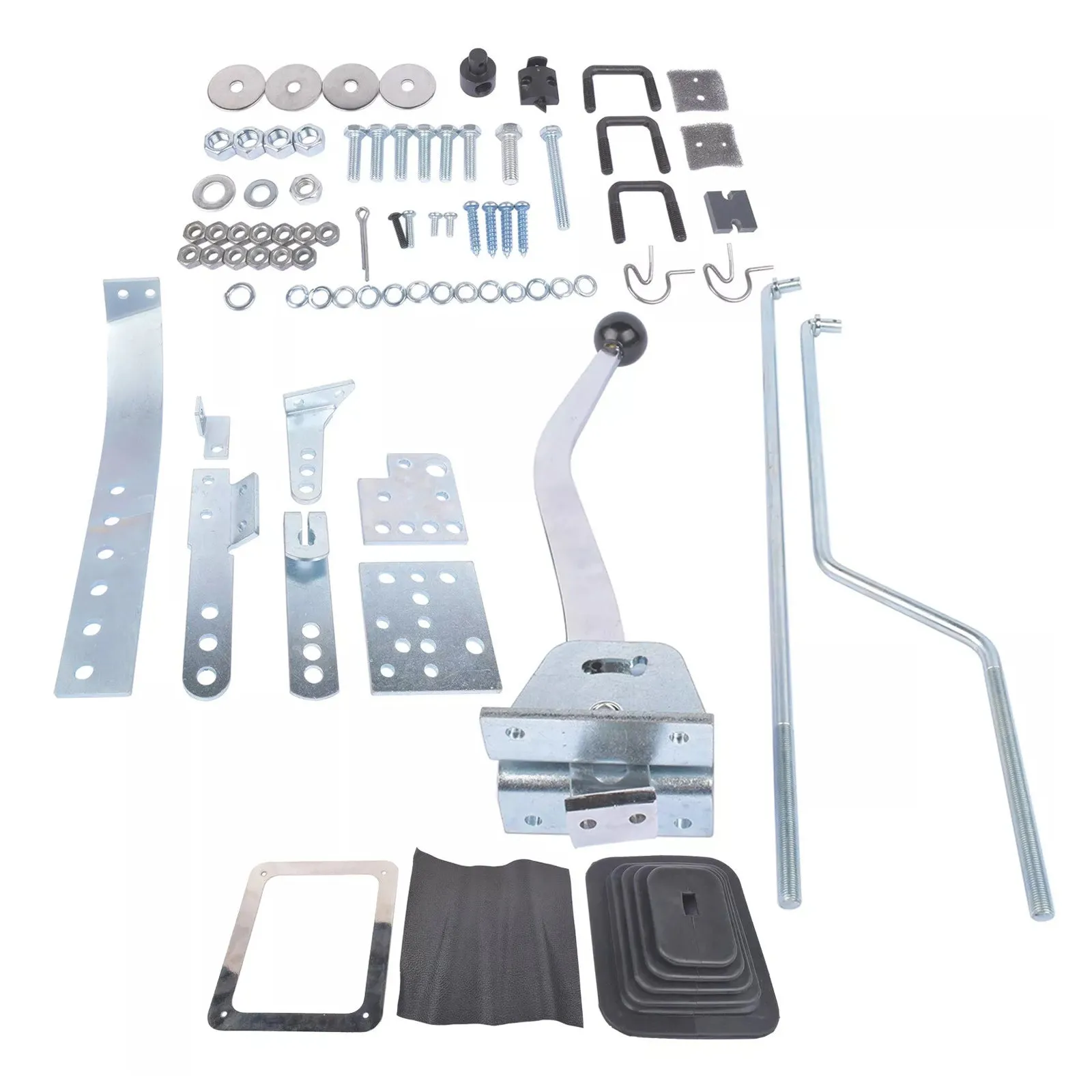 Kit de conversion de levier de vitesses automatique universel au plancher pour Pontiac TH250, 350, 400 7668 de 1960 à 1986