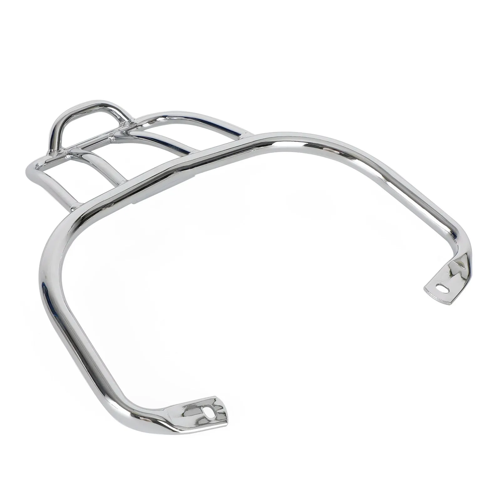 PORTE-BAGAGES ARRIÈRE CHROMÉ AVEC POIGNÉE DE MAINTIEN POUR VESPA GTS GTV GTL GT