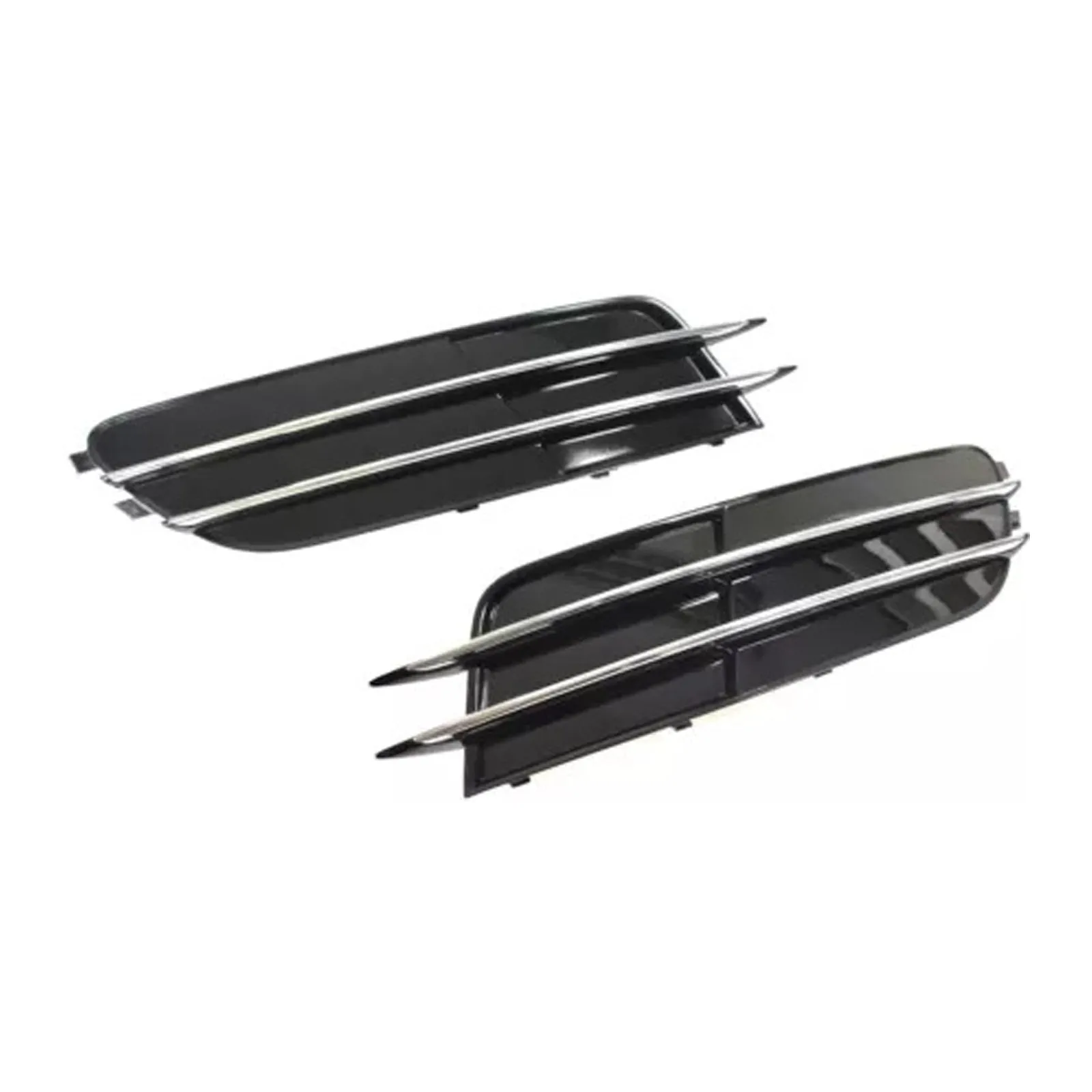 Paire de grilles de protection pour phares antibrouillard avant pour Audi A6 C7 2012-2014