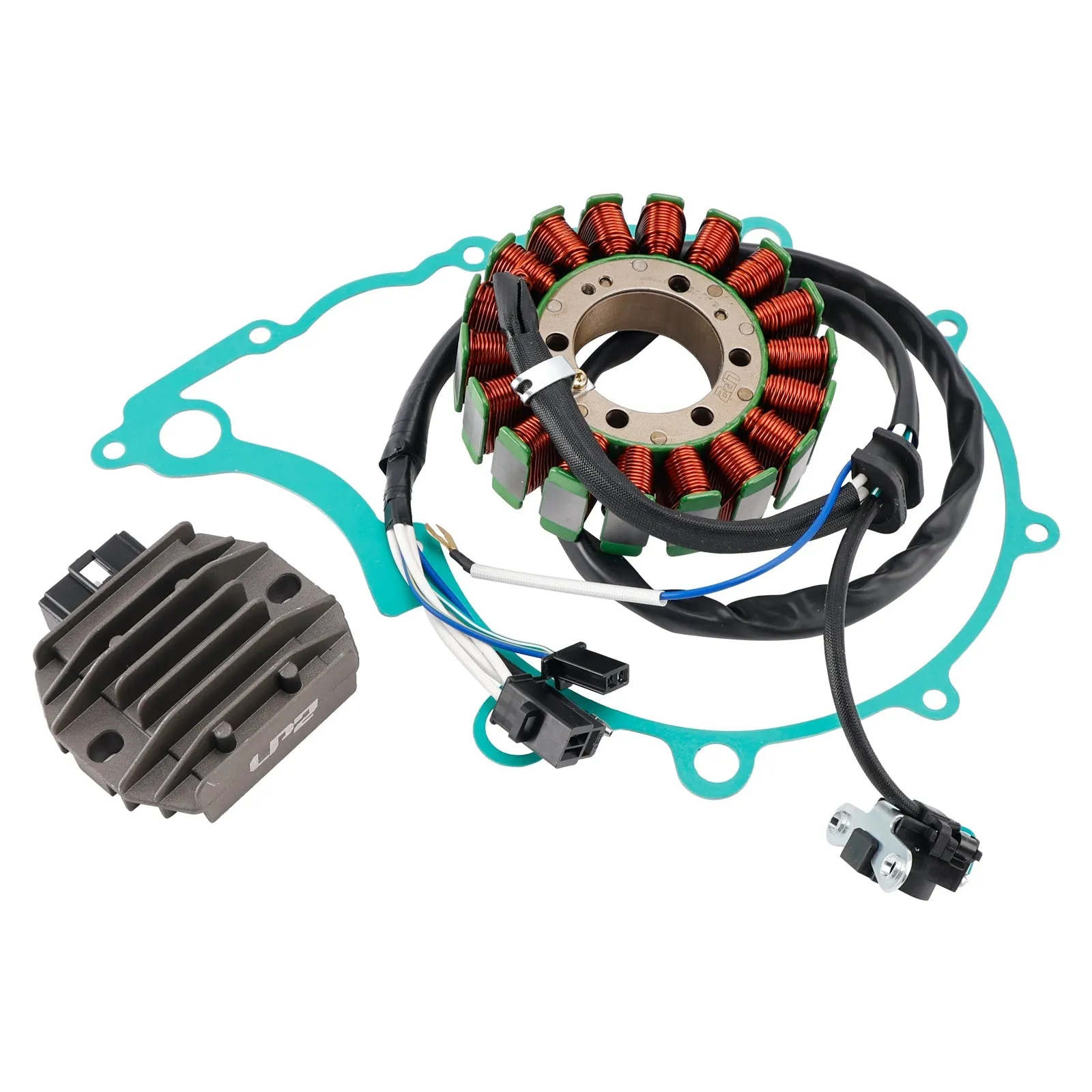 Kit de joints de stator, magnéto, régulateur, redresseur et joint de culasse pour Yamaha SRX400 SRX 400 3VN 1996