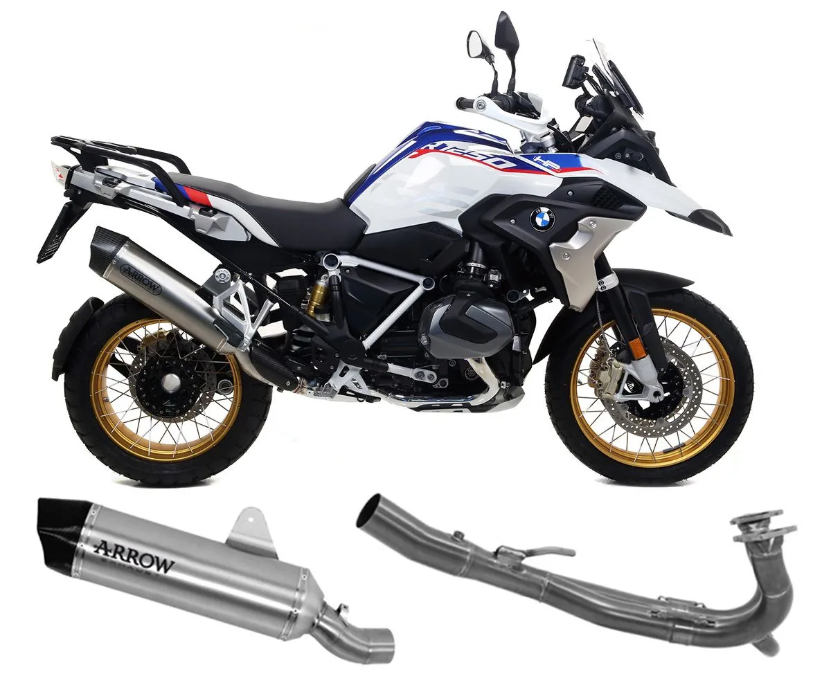 Scarico Completo Arrow Racing Maxi Race-tech In Alluminio/acciaio Fondello Carbonio Bmw R 1250 Gs 2019 > 2023-71805AK--71722MI-282582