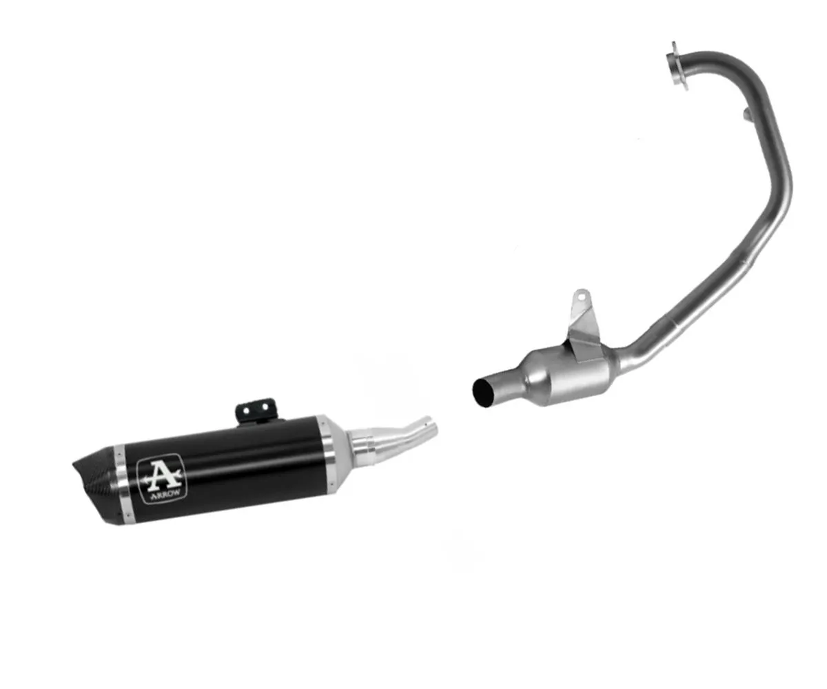 Terminale Di Scarico+collettore 71936akn+71764mi Ktm Duke125 Alluminio Dark Race 2021 > 2023-71936AKN--71764MI-282417