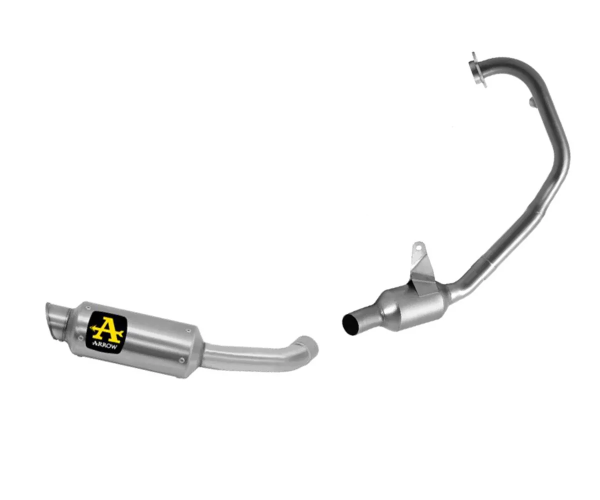 Terminale Di Scarico+collettore 71936gp+71764mi Ktm Duke125 Titanio Gp2 Silencers 2021 > 2023-71936GP--71764MI-282410