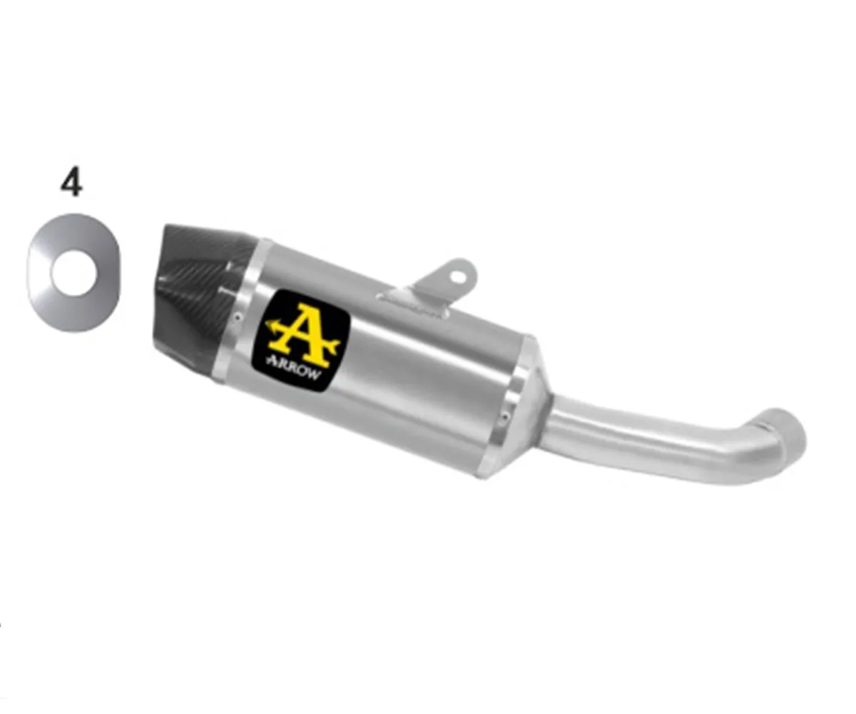 Terminale Di Scarico 71936pk Per Ktm Duke 390 Titanio 2021 > 2023-71936PK-282430
