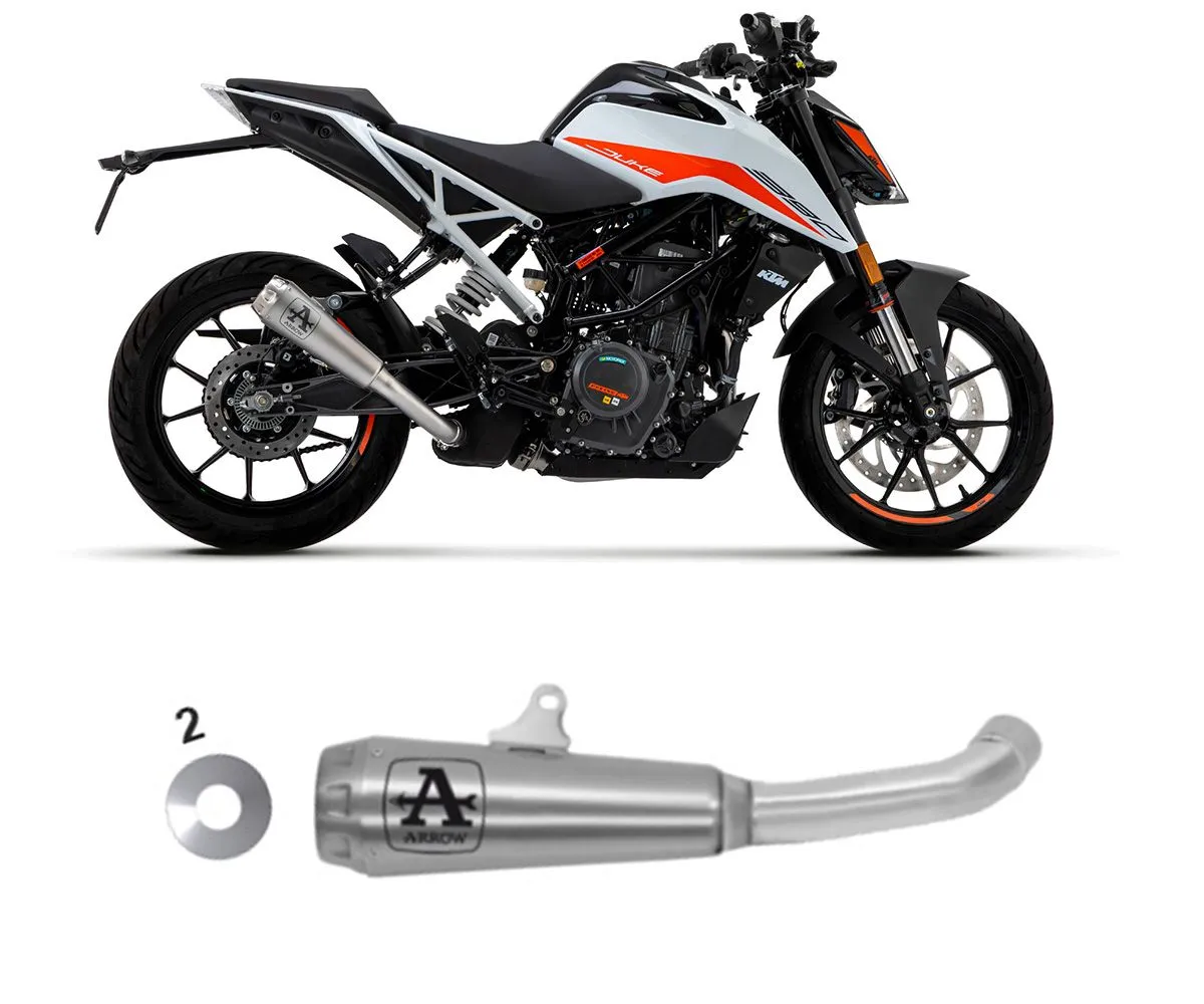 Terminale Di Scarico 71936pri Per Ktm Duke 390 Nichrom 2021 > 2023-71936PRI-282426