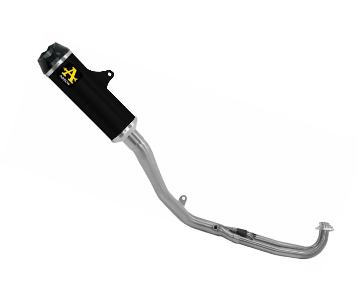 Scarico Completo Arrow Racing Indy Race Titanio Dark Per Yamaha T-max 530 2017 > 2019-73521PKNW-282587