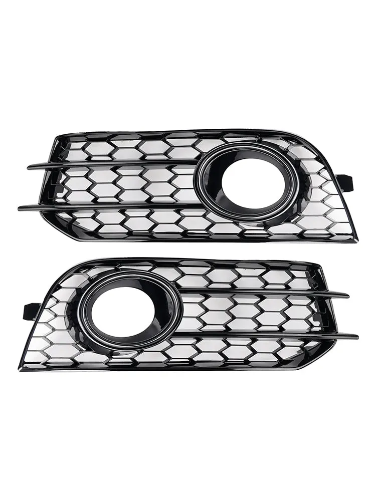 Grille de protection antibrouillard en nid d'abeille noire pour pare-chocs avant Audi A1 2010-2014
