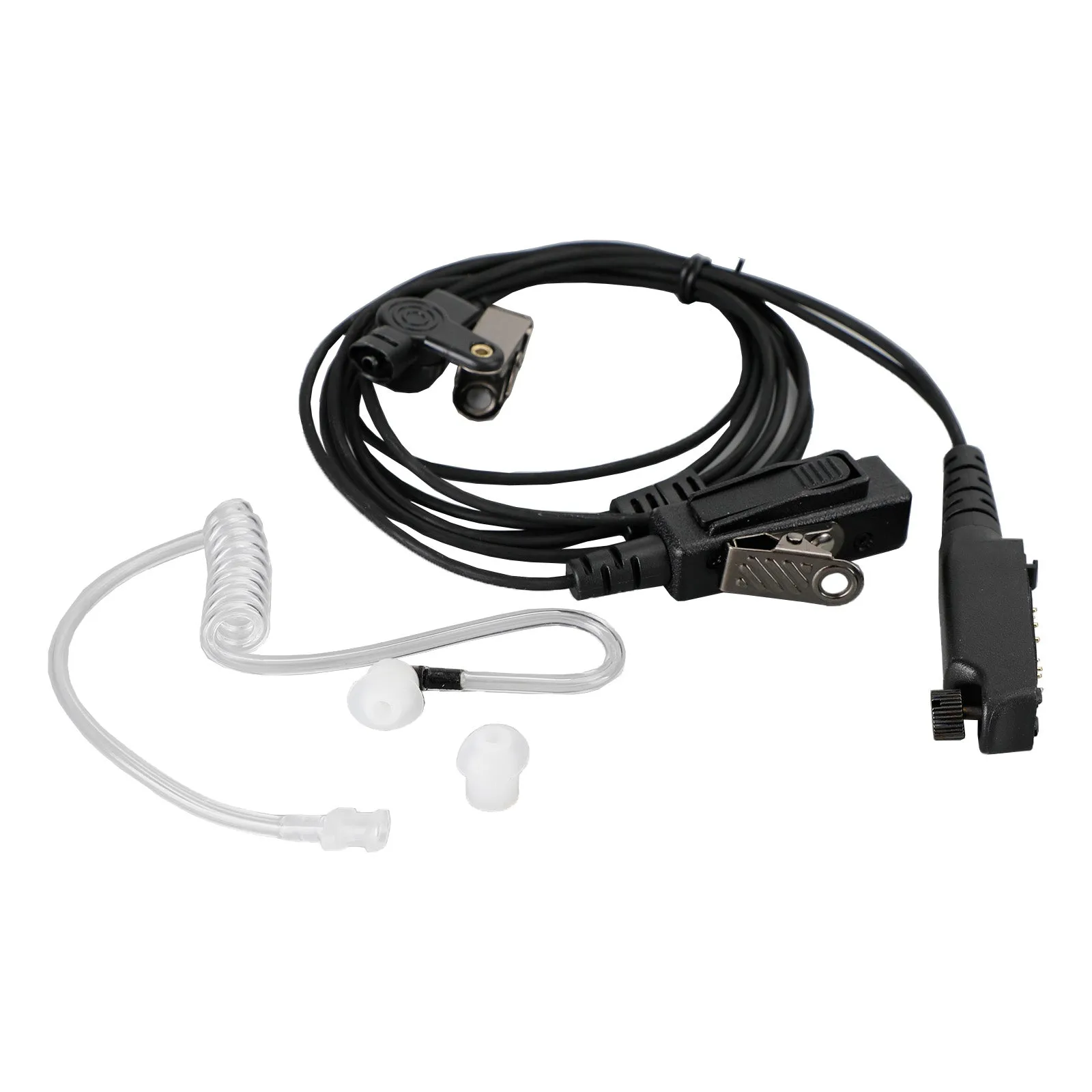 Casque de micro PTT à tube acoustique ajustement pour SEPURA STP8000 STP8030 STP8035 STP8038