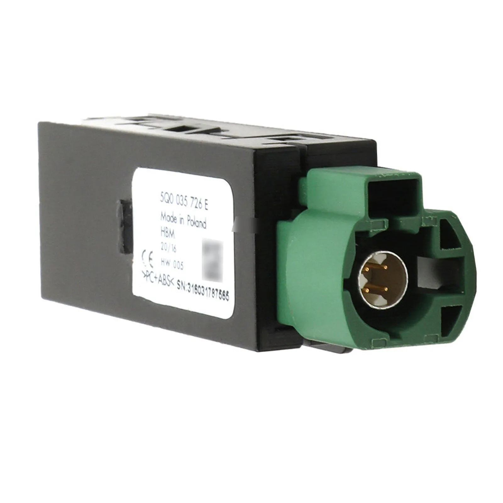 Module CarPlay MIB2 5Q0035726E pour port USB simple prise pour VW Golf Tiguan Passat