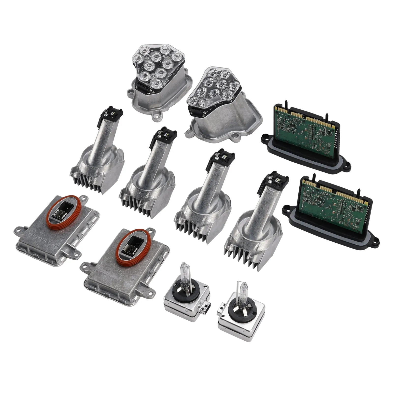 Phares à LED gauche et droit pour BMW 550i xDrive 2011-2013, 12 pièces, AHL 63117316217 130732946100