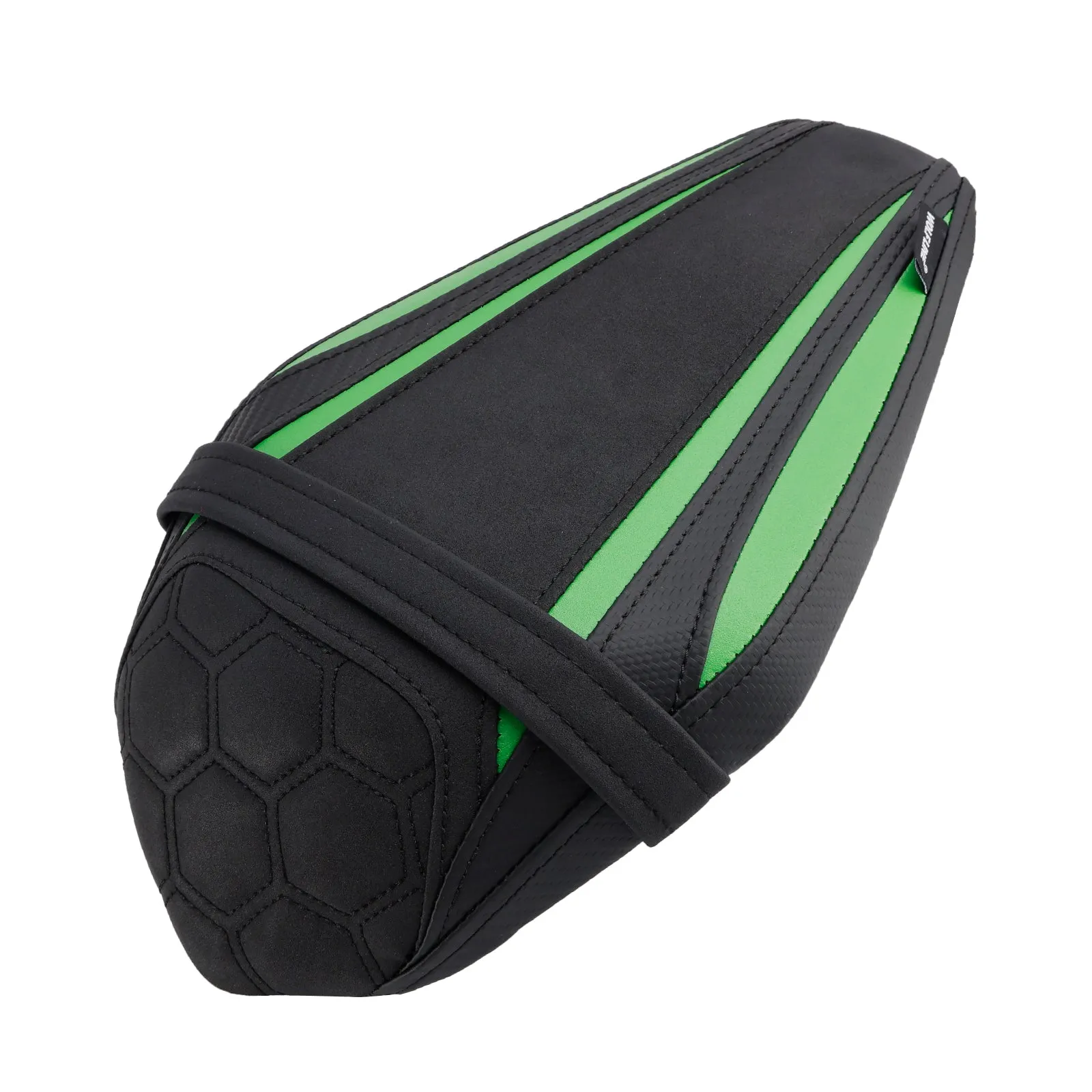 Selle passager arrière plate verte pour Kawasaki Zx-10R/RR 2021-2023